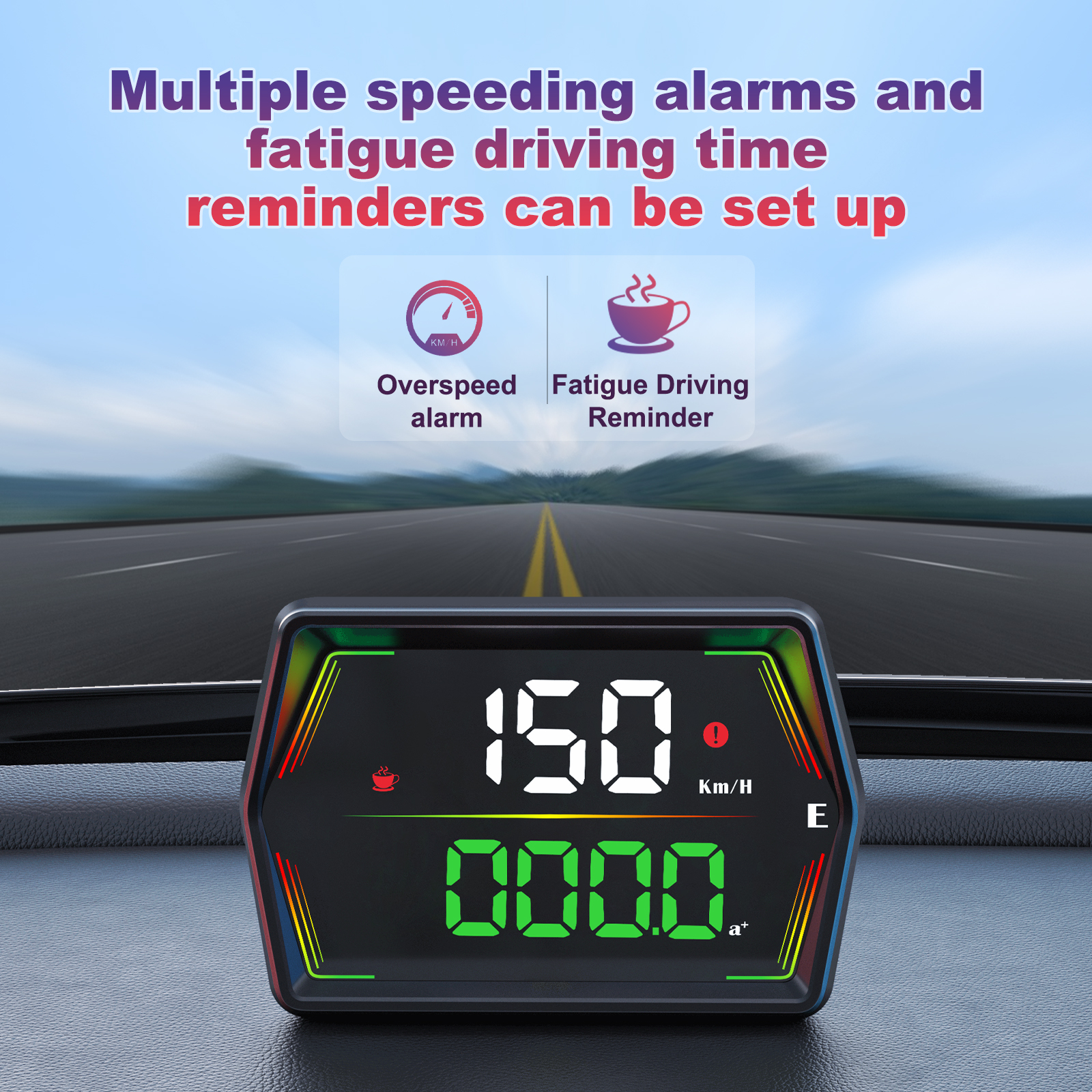 Anemometer Wind Speed - HUD G21 Head-up-Display Auto Digitaler Tachometer