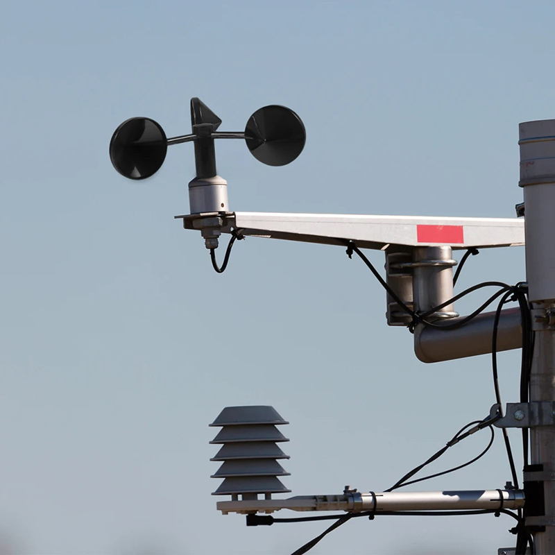 Anemometer Wind Speed - 3-Kammer-Anemometer-Windgeschwindigkeitsüberwachungssensor für Wetterstationen – Präzises Messinstrument