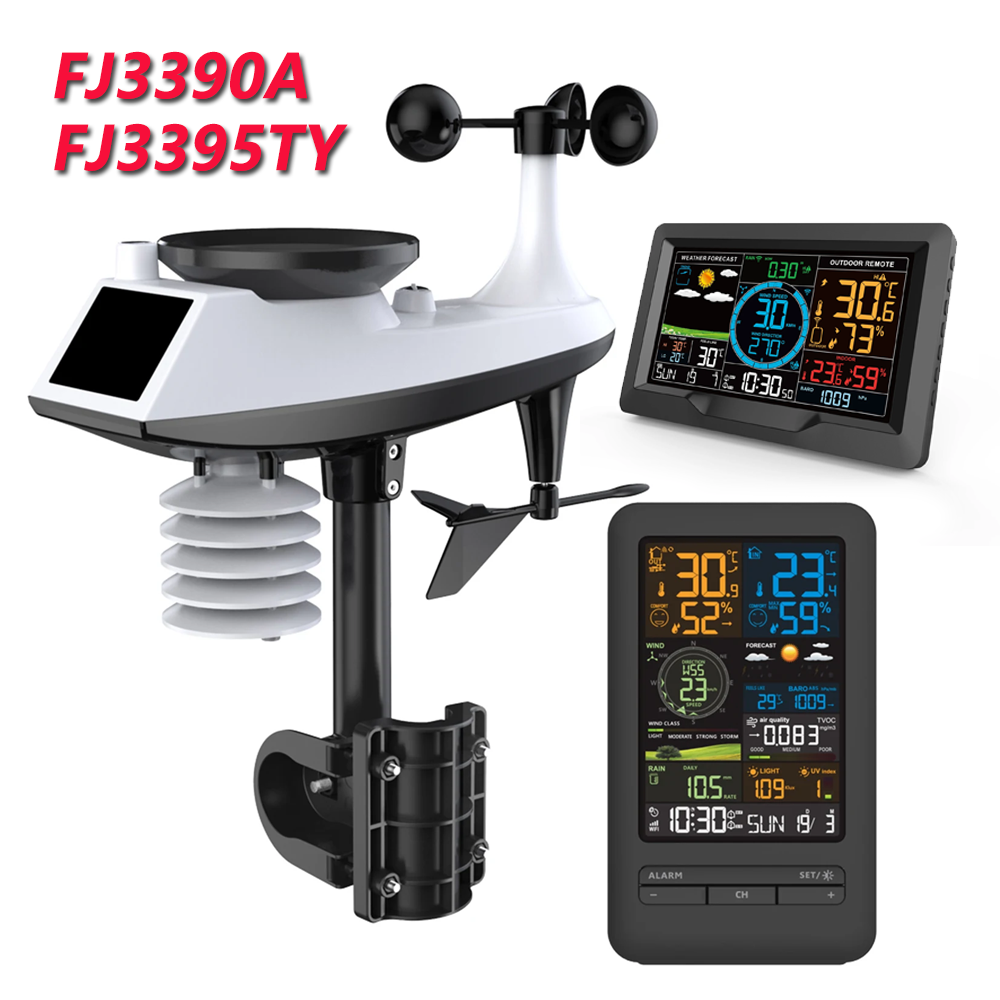 Weather Station Indoor - FJ3395TY /FJ3390A Wetterstation Sensor Indoor Outdoor