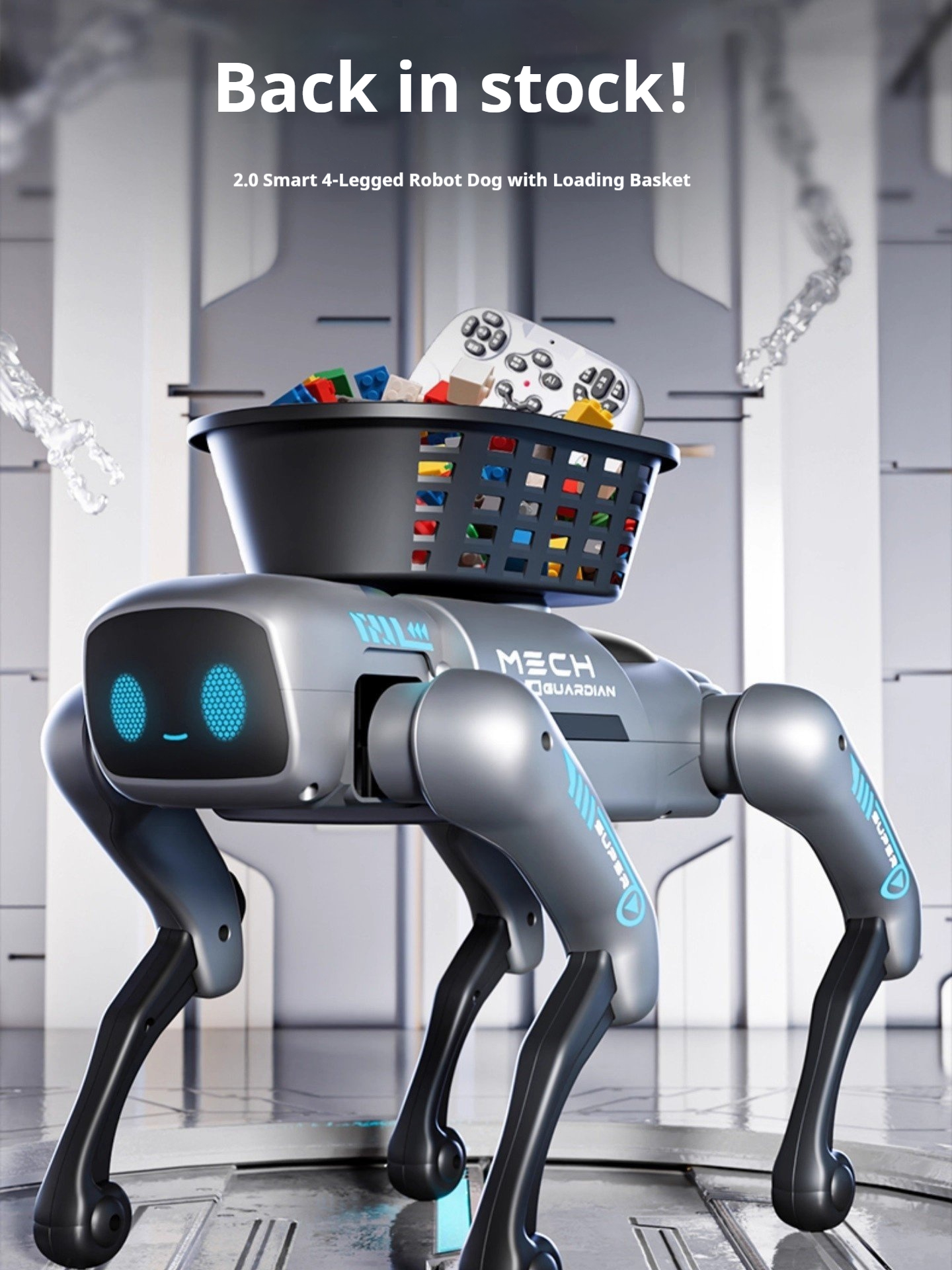 Science Robot - 2026 Neuer KI-intelligenter Smart-Roboterhund mit Fernbedienung,