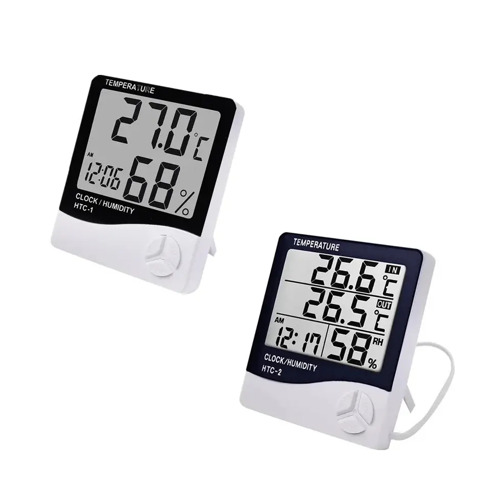 Weather Station Indoor - Digitales LCD-Thermometer und Hygrometer für den