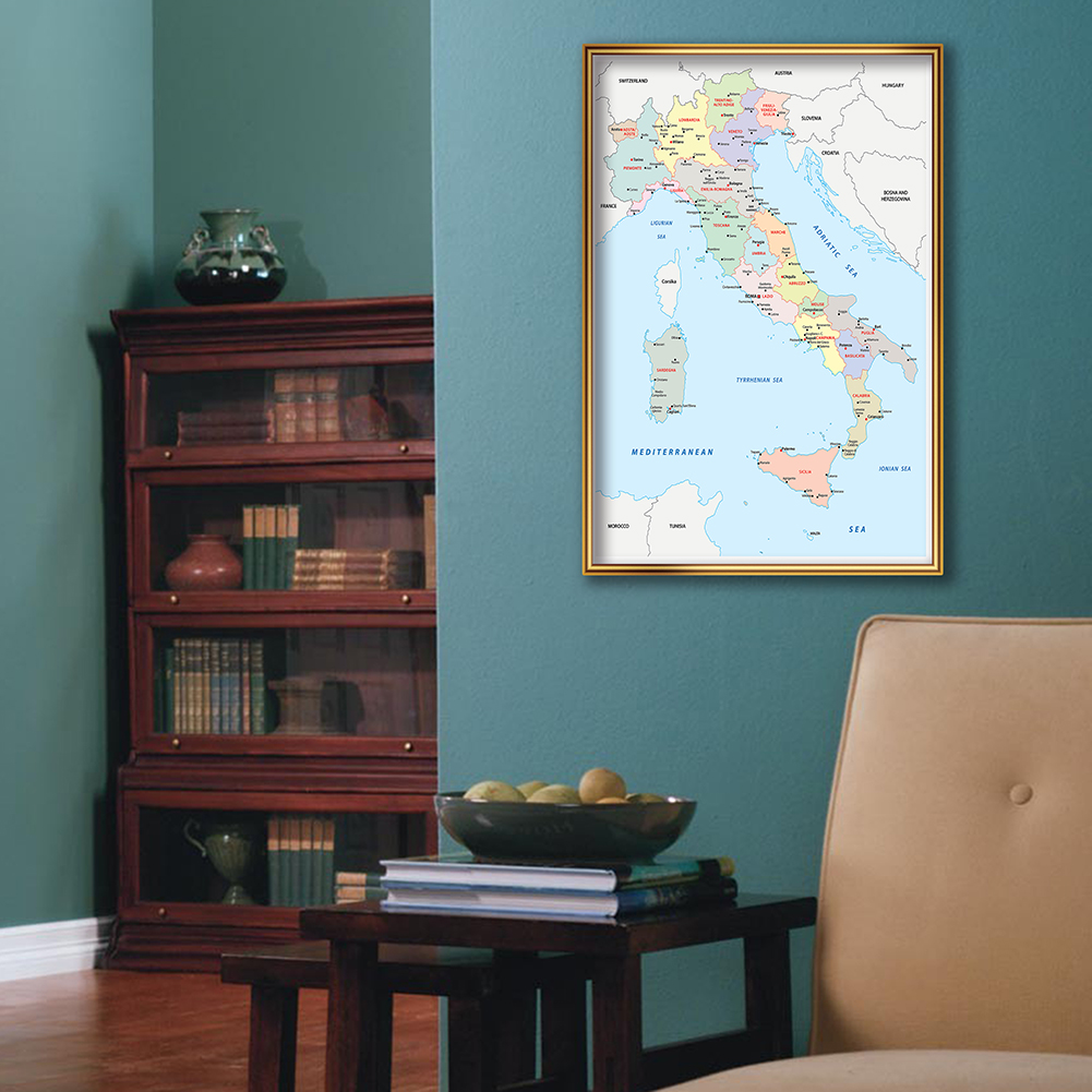 Star Map Poster - 42*59cm In Italienische Politische Karte der