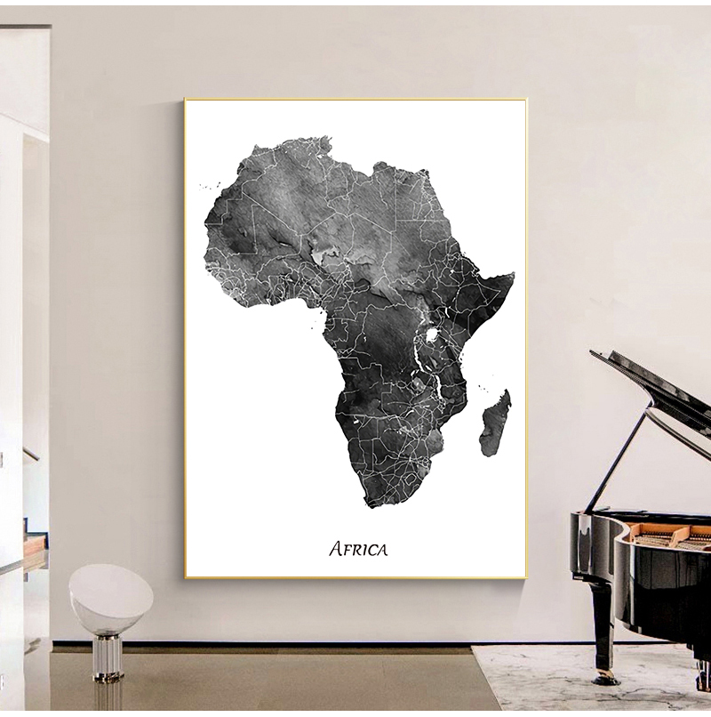 Afrika Karte Poster und Drucke – Star Map Poster Bewertung und Preis