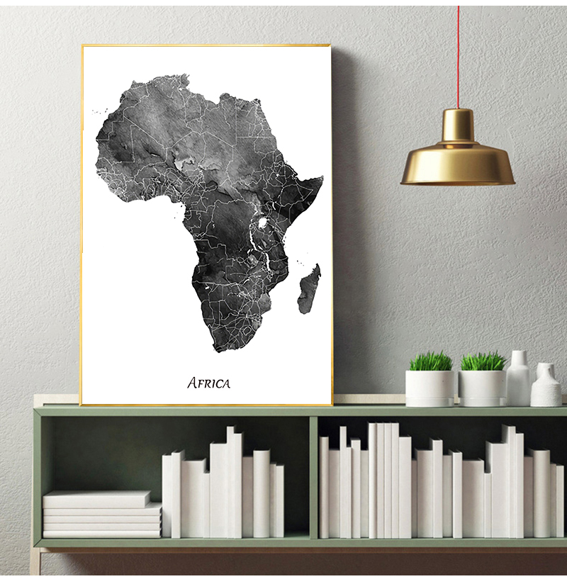 Afrika Karte Poster und Drucke – Star Map Poster Bewertung und Preis