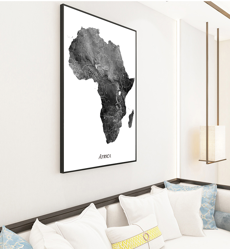 Afrika Karte Poster und Drucke – Star Map Poster Bewertung und Preis