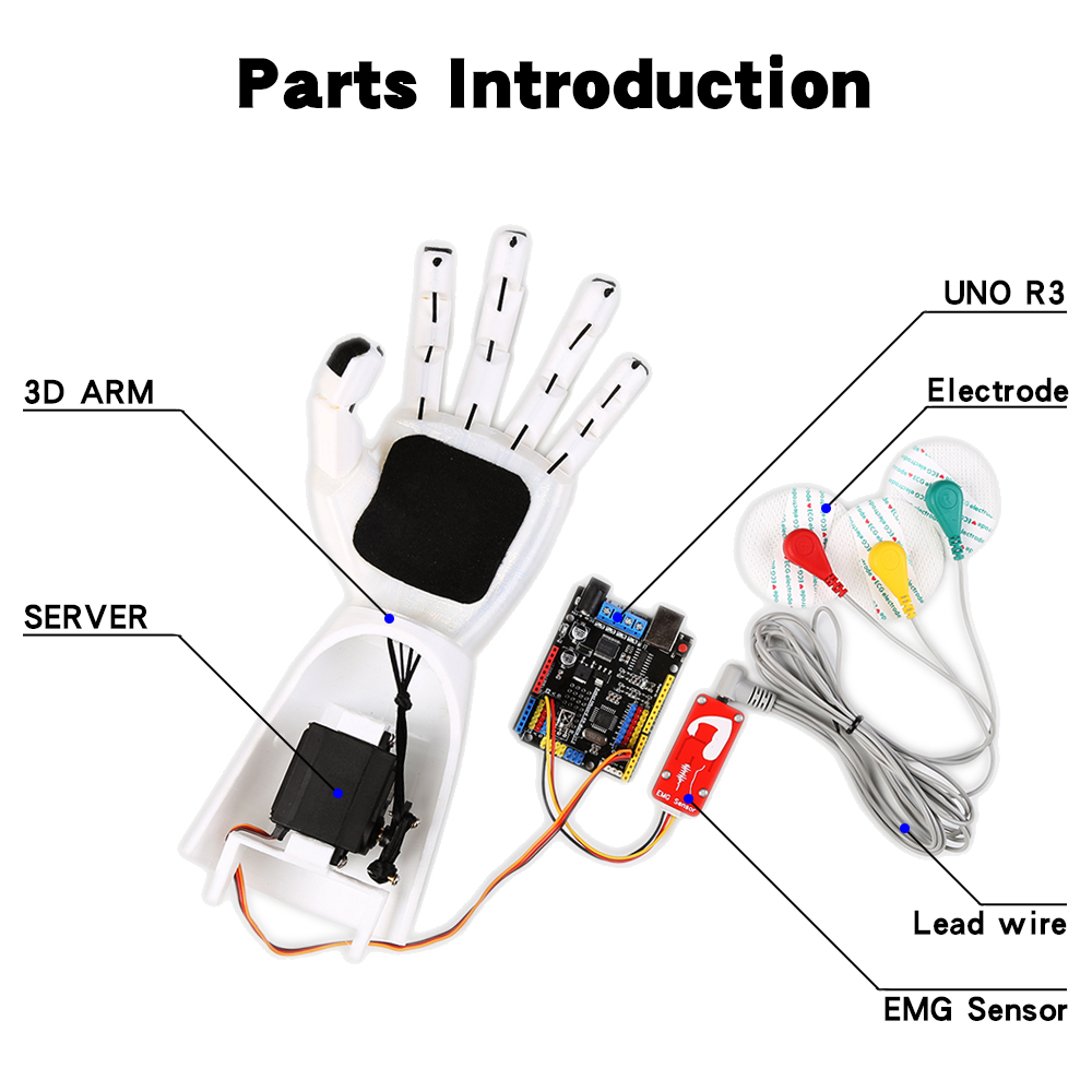 EMG-Sensor Roboterarm Elektris – Science Robot Bewertung und Preis