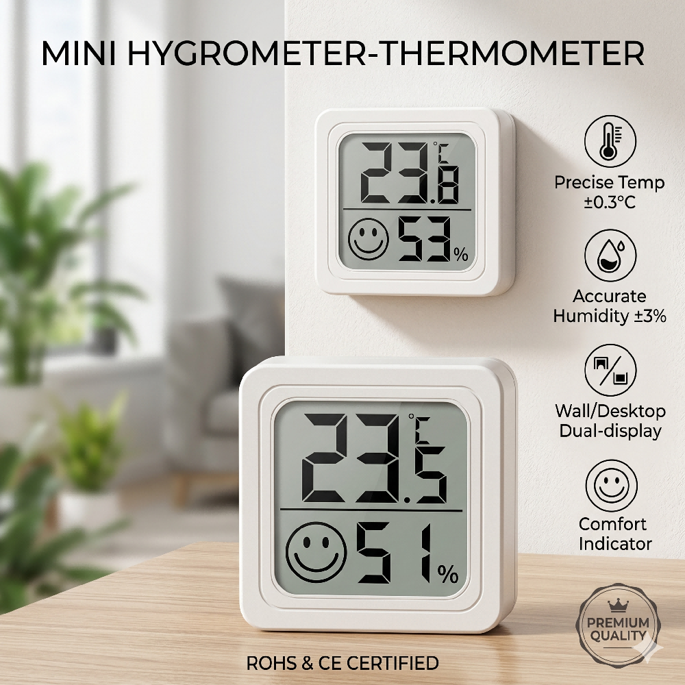Mini LCD Digital-Thermometer H – Weather Station Indoor Bewertung und Preis
