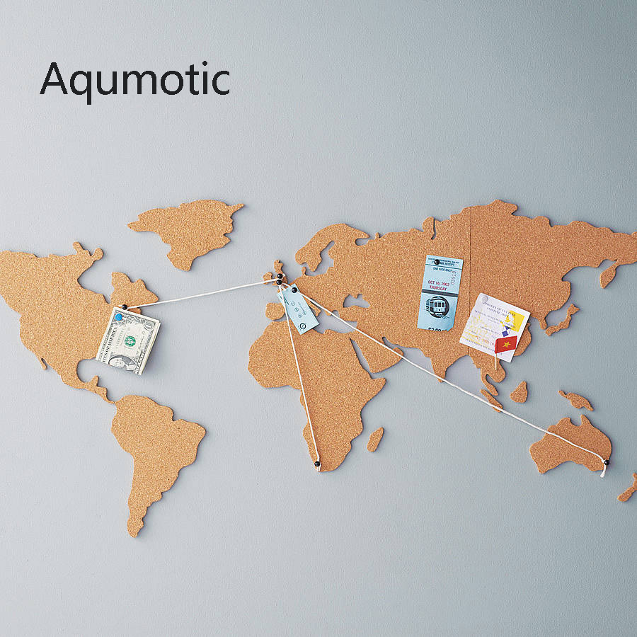 Aqumotic Kork-Weltkarte, Reise – Star Map Poster Bewertung und Preis
