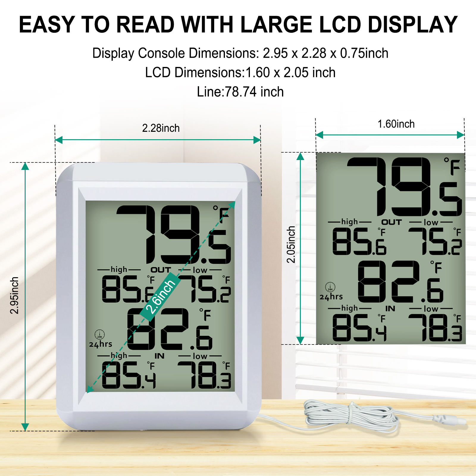 MASTFUYI Digitales Thermometer – Weather Station Indoor Bewertung und Preis