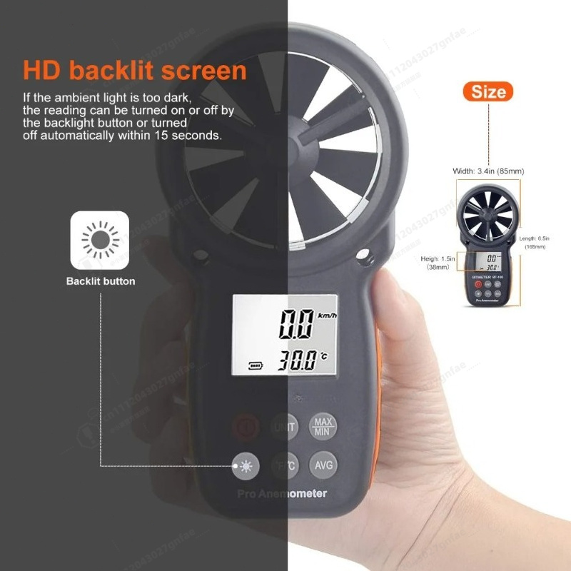 BT-100 Digitales Anemometer Ha – Anemometer Wind Speed Bewertung und Preis