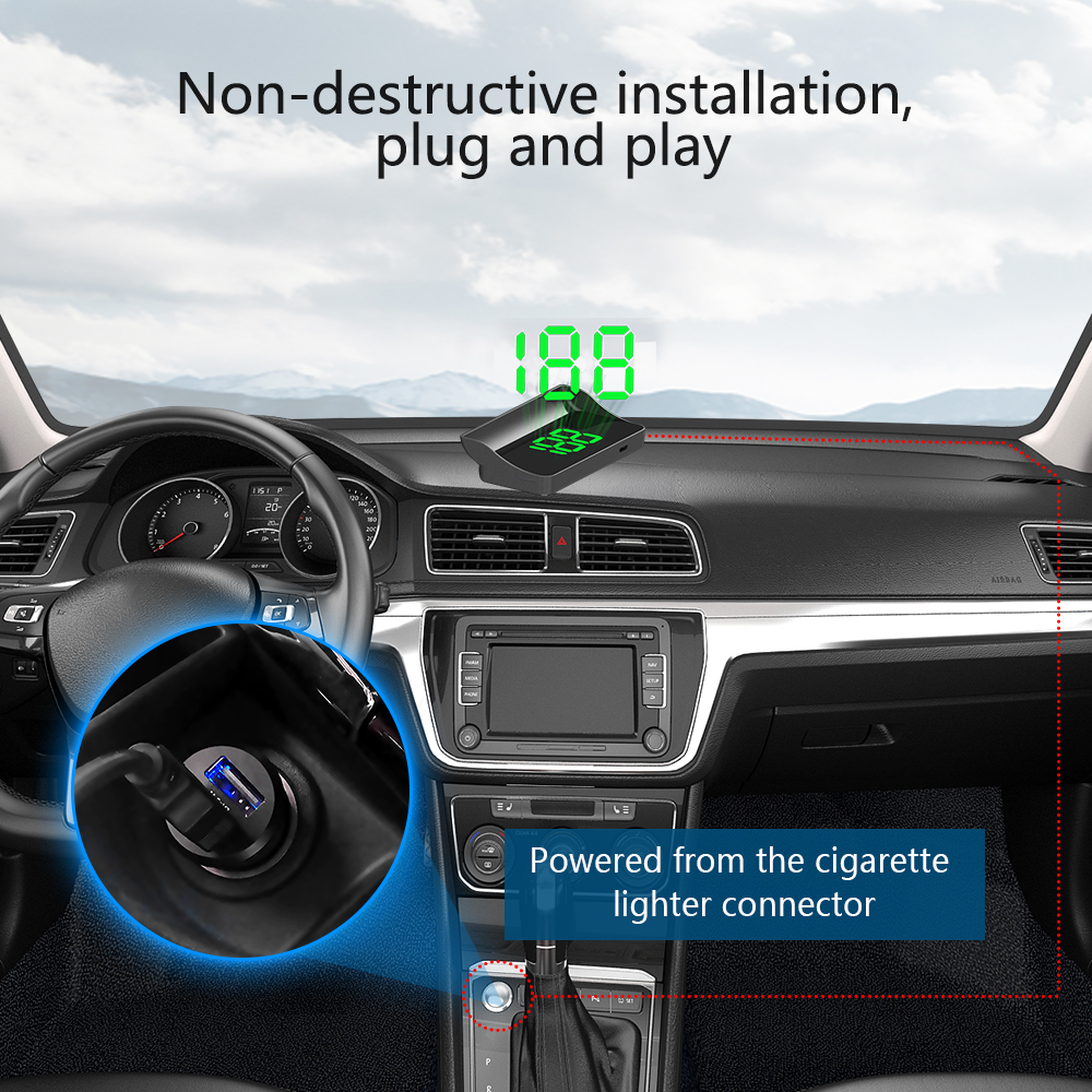 W1 Auto HUD Head Up Display Wi – Anemometer Wind Speed Bewertung und Preis