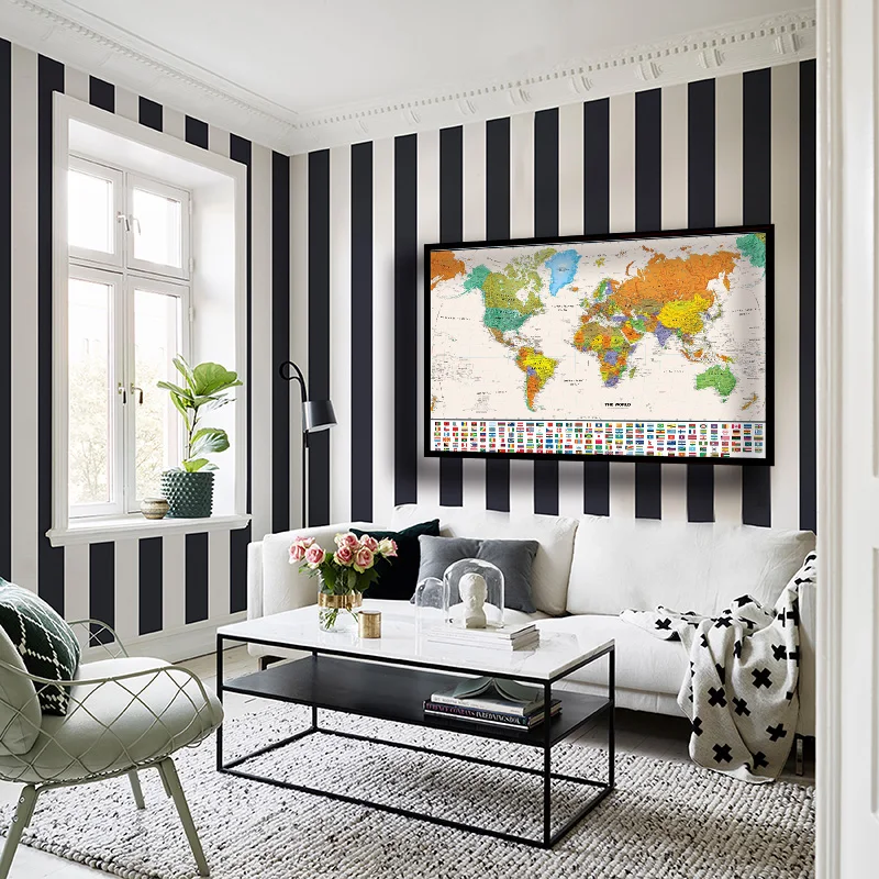 100 x 70 cm große Weltkarte, k – Star Map Poster Bewertung und Preis