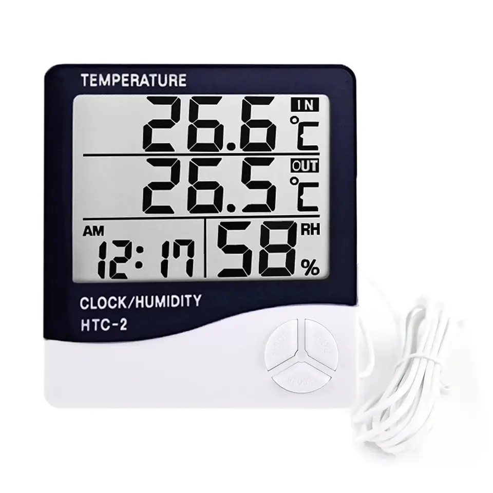Digitales LCD-Thermometer und  – Weather Station Indoor Bewertung und Preis