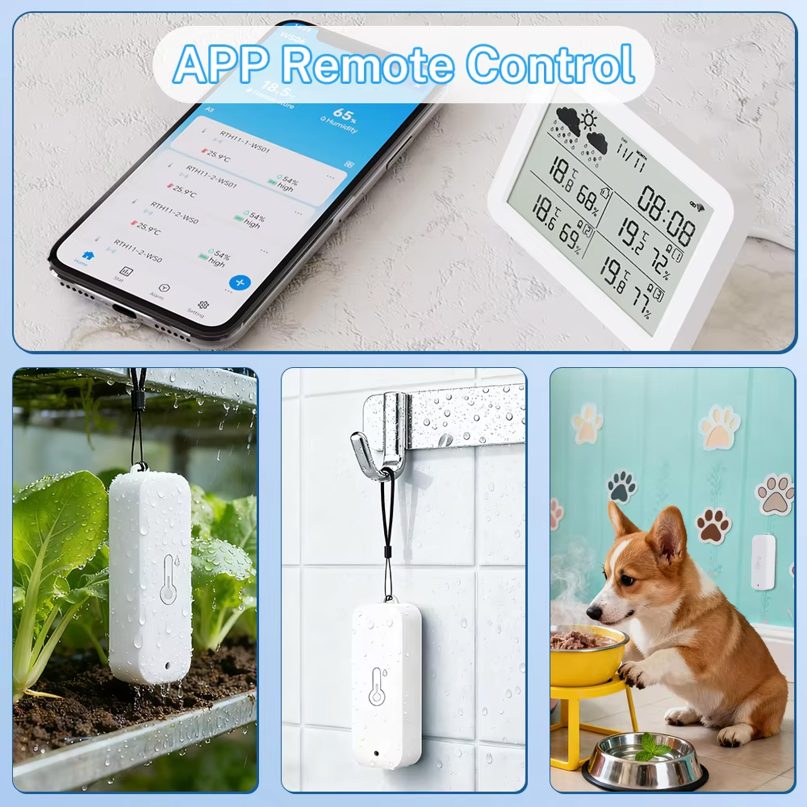 Tuya WiFi+RF433 Wetterstation, – Weather Station Indoor Bewertung und Preis