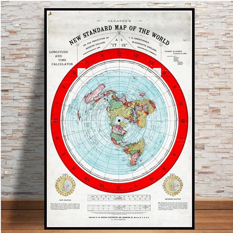 Poster und Drucke 1892, flache – Star Map Poster Bewertung und Preis