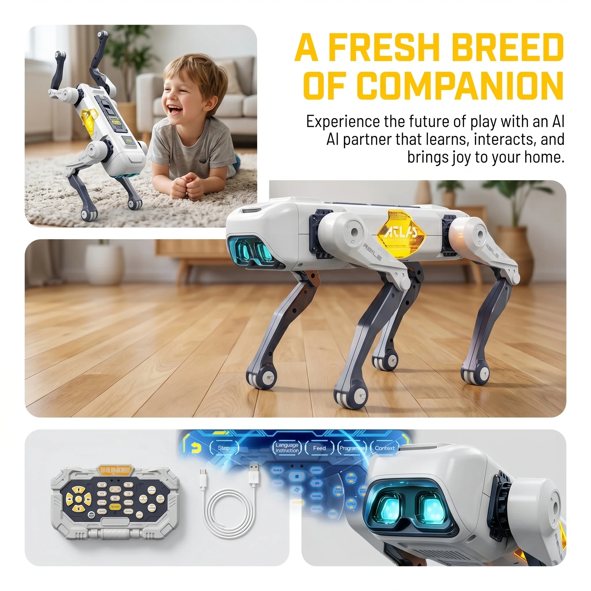 KI-Smart-Roboterhund, Sprach-  – Science Robot Bewertung und Preis