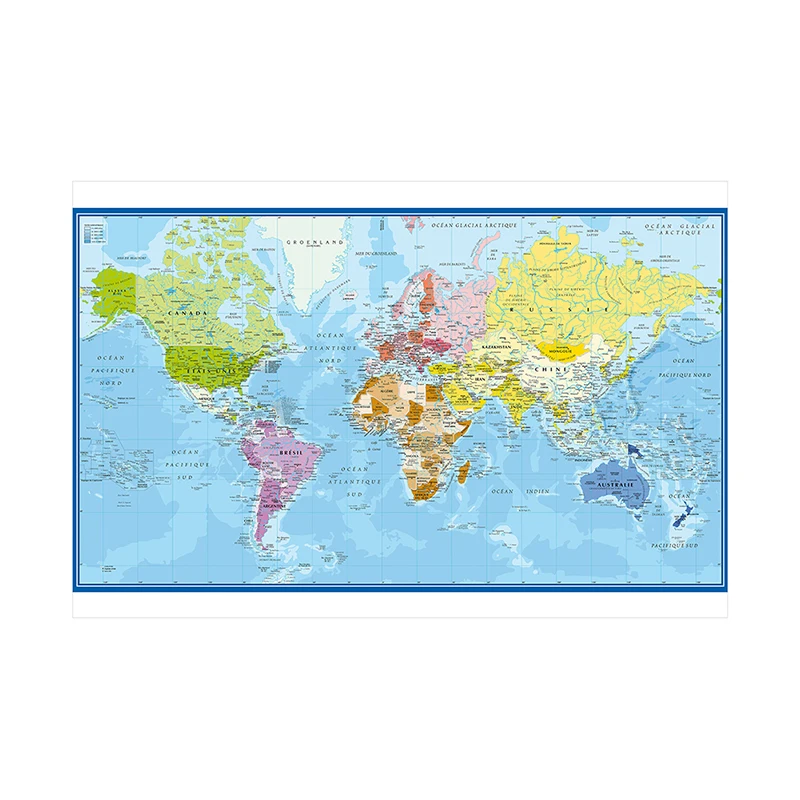 Carte Du Monde Weltkarte Wandp – Star Map Poster Bewertung und Preis