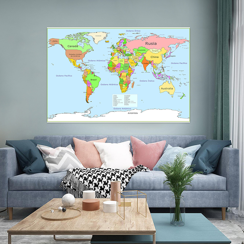 Geografie-Lehrmittel, Weltkart – Star Map Poster Bewertung und Preis