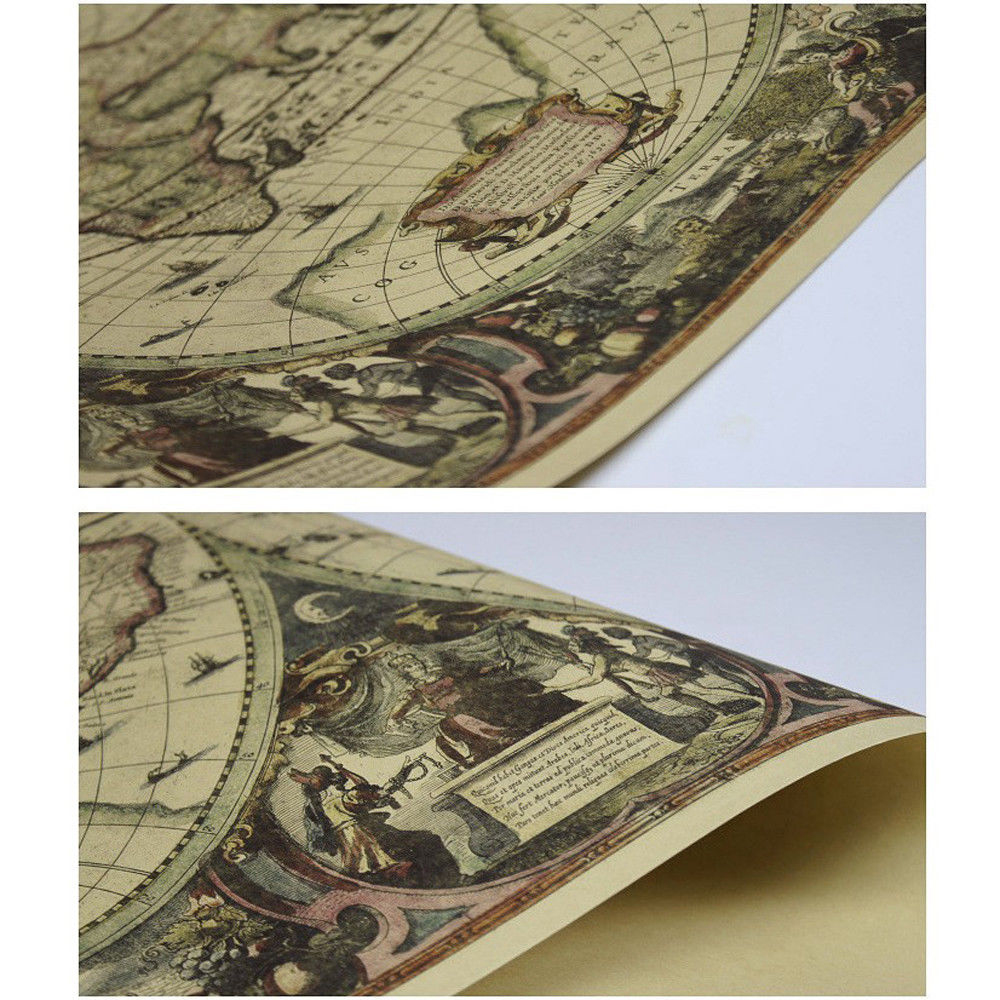 Retro Weltkarte Nautische Ozea – Star Map Poster Bewertung und Preis