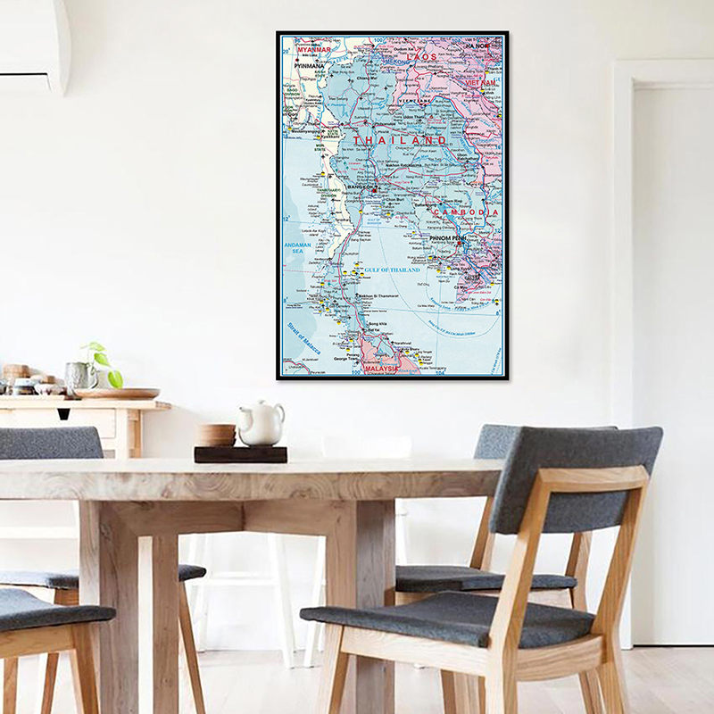 42*59cm Die Thailand Verwaltun – Star Map Poster Bewertung und Preis