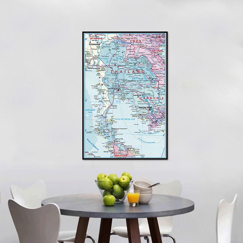 42*59cm Die Thailand Verwaltun – Star Map Poster Bewertung und Preis