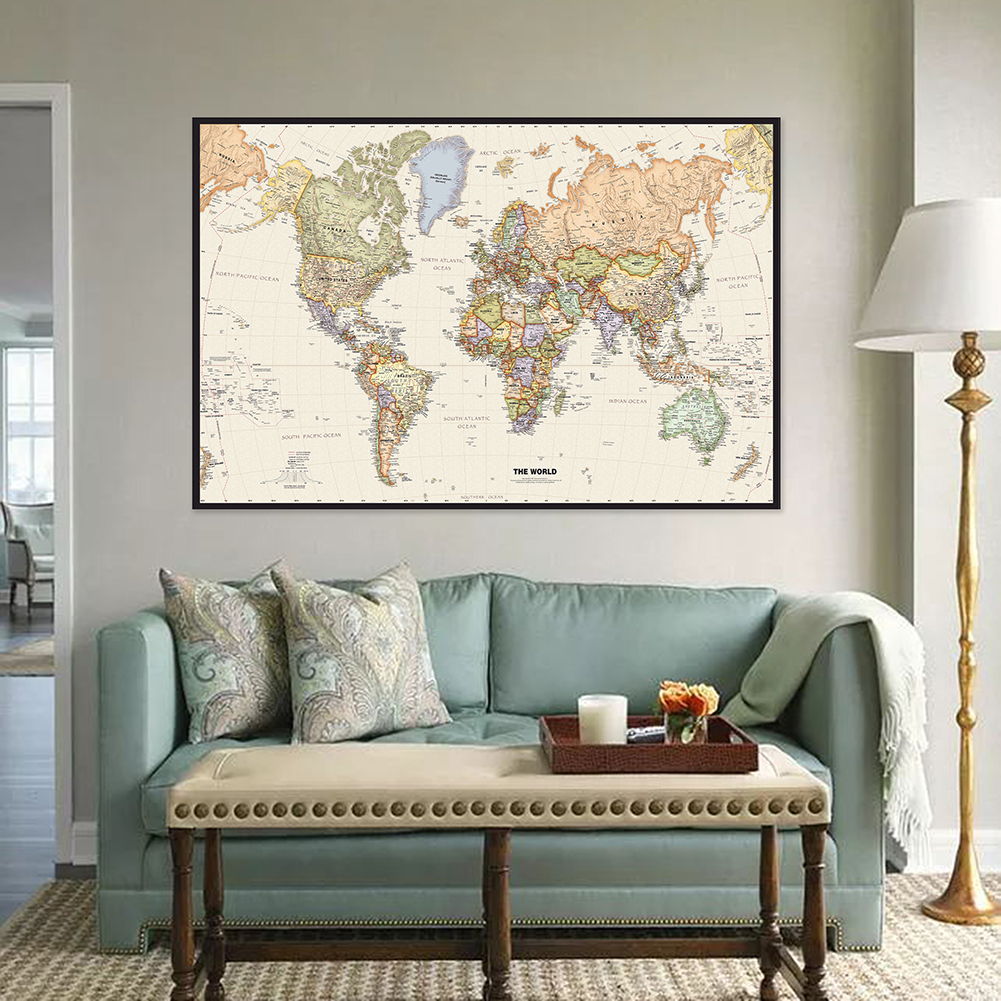 Vintage-Hängeposter, Weltkarte – Star Map Poster Bewertung und Preis
