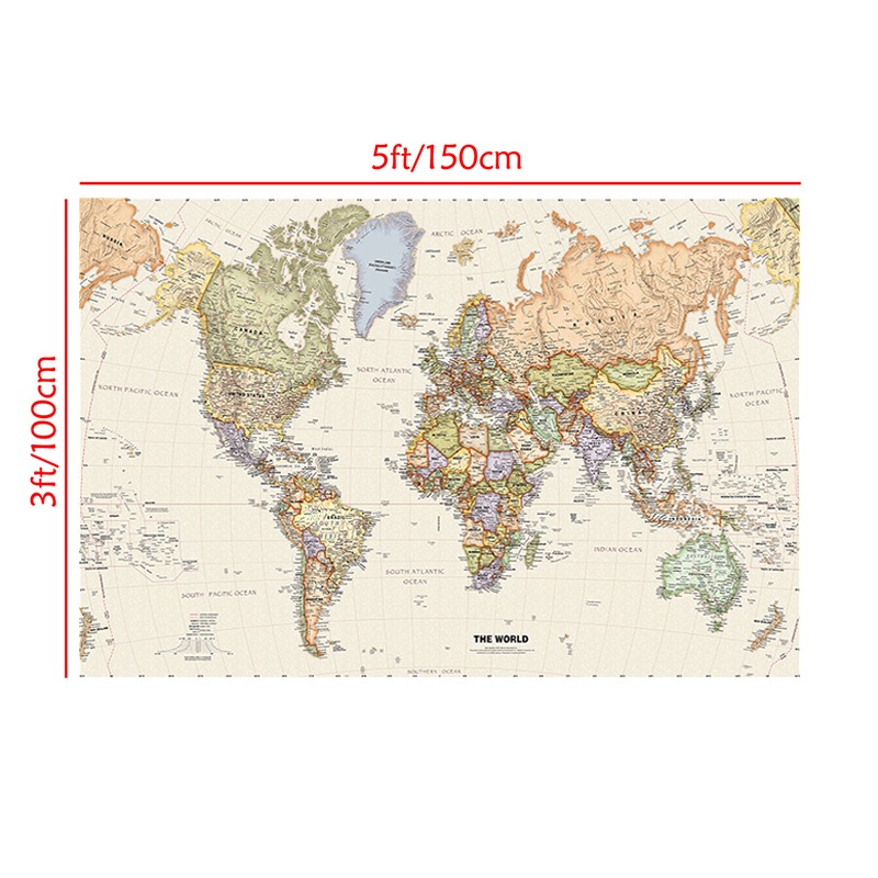Vintage-Hängeposter, Weltkarte – Star Map Poster Bewertung und Preis