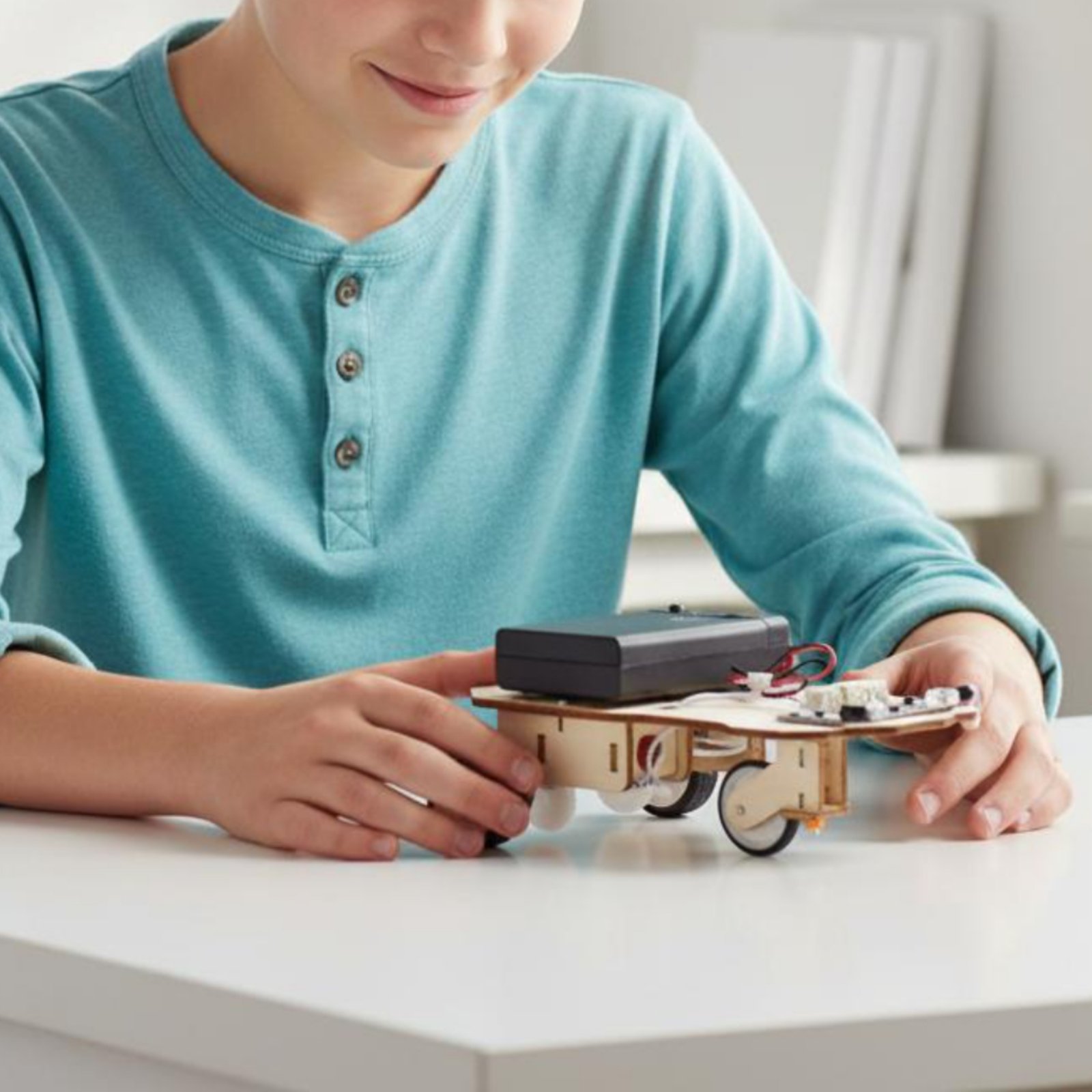 Holz-Bausatz für Intelligentes – Science Robot Bewertung und Preis